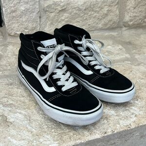 Kids hightop Vans size 3.5Y